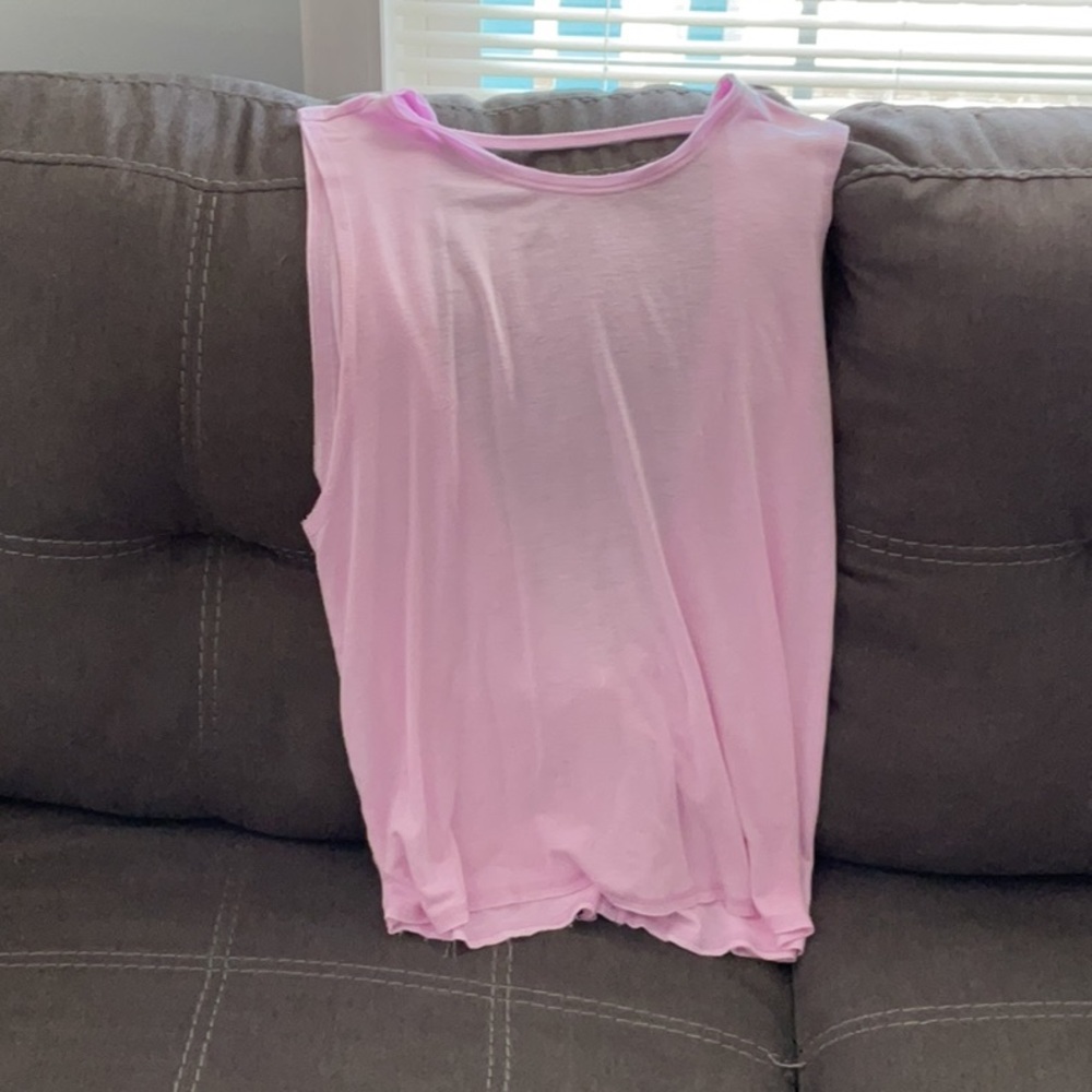 Aerie backless purple tank top